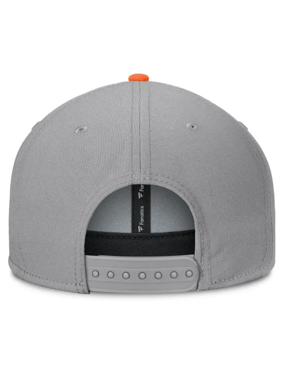 Fanatics Мужская серая бейсболка Oklahoma State Cowboys Duo Snapback — изображение 3 из 4, серый