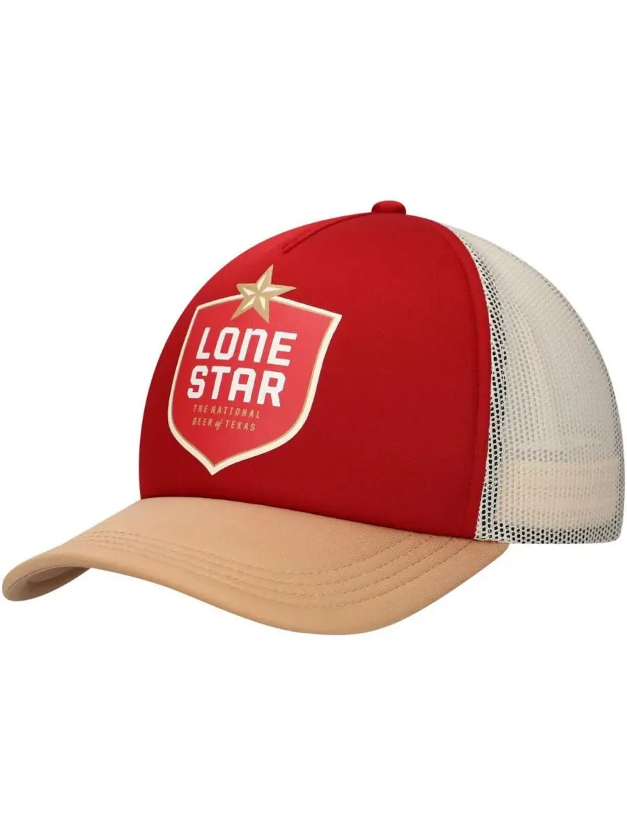 Lids Мужская регулируемая кепка-тракер Lone Star Beer Foam