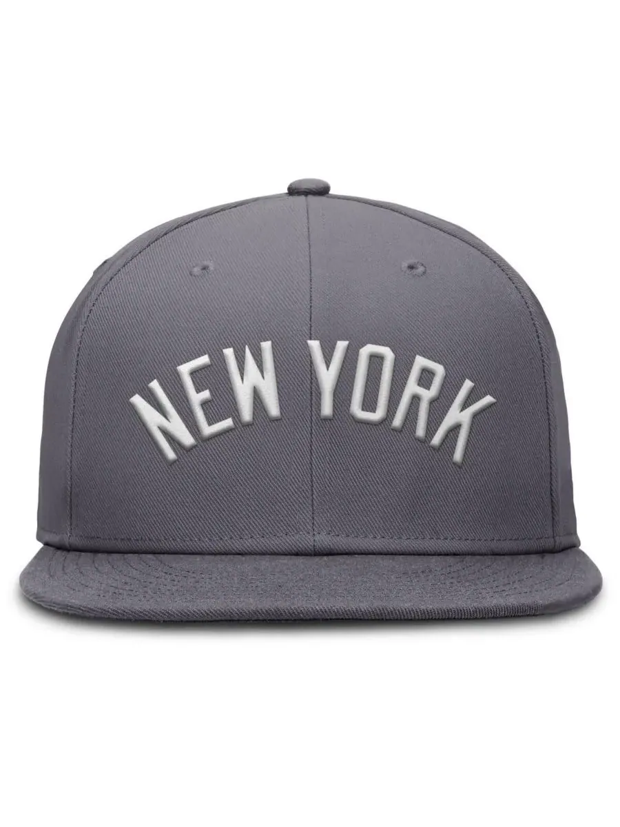 Nike Мужская серая бейсболка New York Yankees Performance True Fitted — изображение 2 из 4, серый