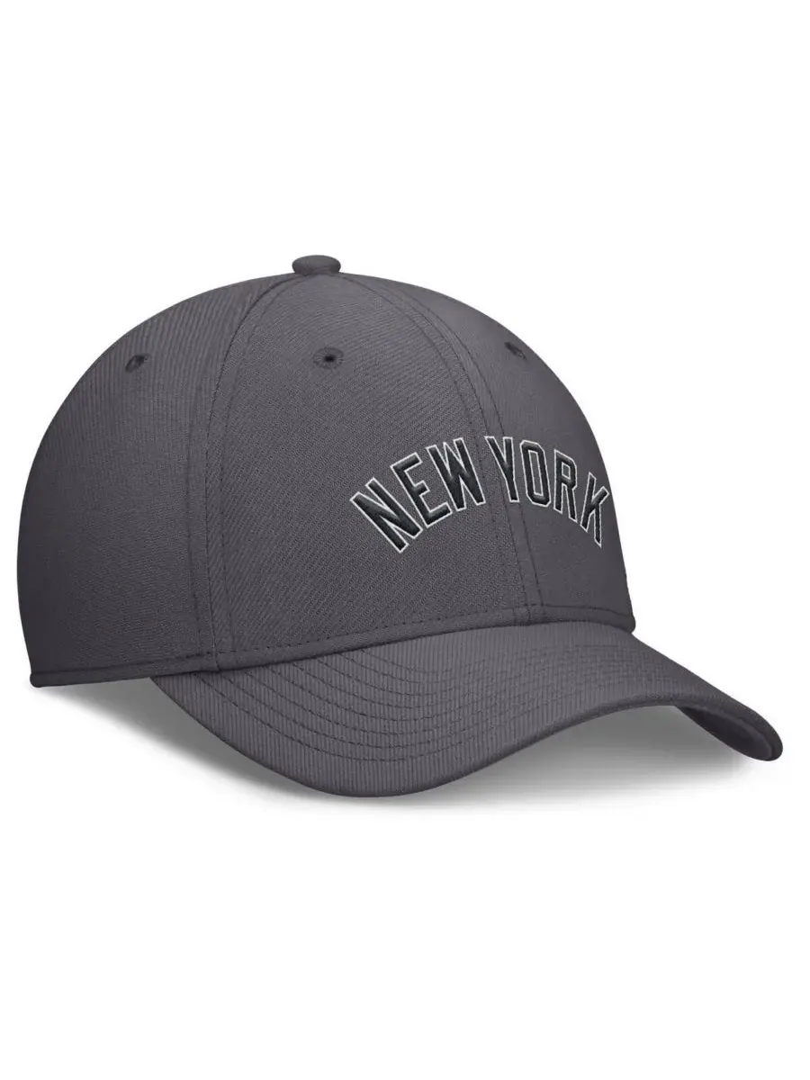 Nike Мужская серая бейсболка New York Yankees Swoosh Performance Flex — изображение 4 из 4, серый