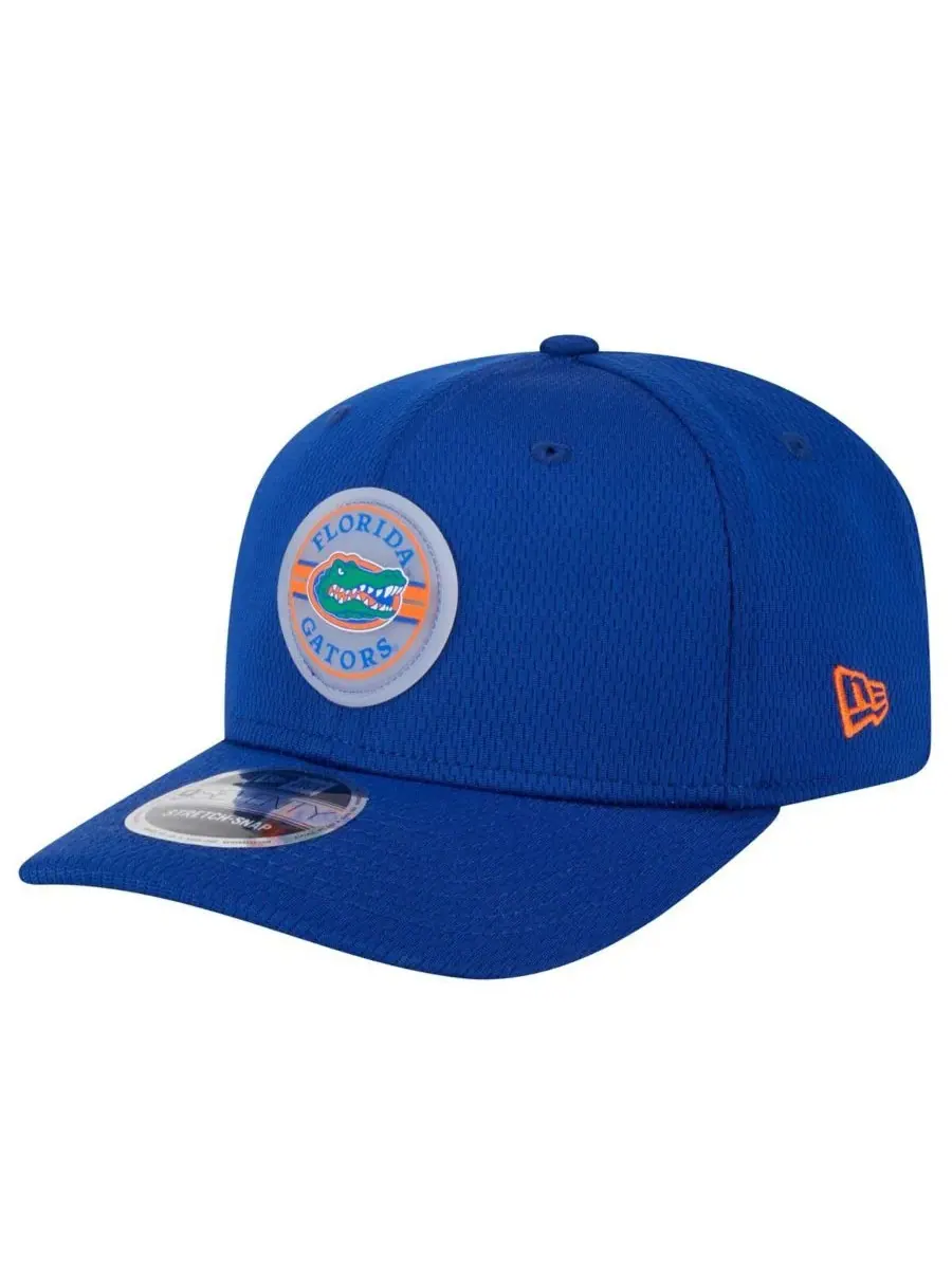 Мужская кепка Royal Florida Gators с нашивкой 9SEVENTY, регулируемая по длине и застежке-кнопке New — изображение 1 из 5