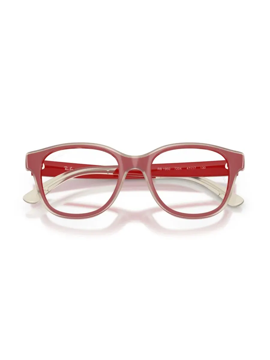 Очки для детей RB1950 Ray-Ban — изображение 5 из 5, красный прозрачный