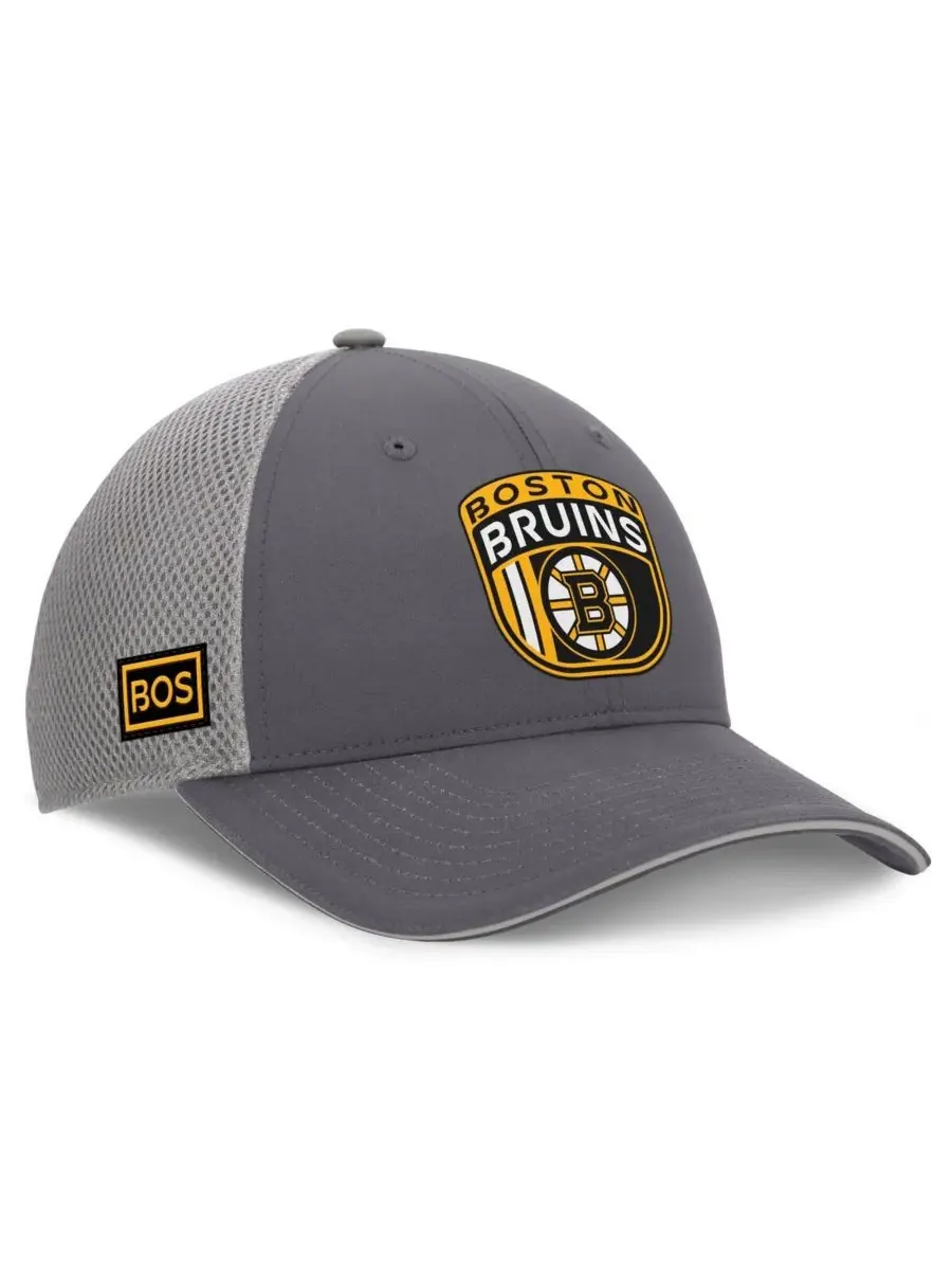 Fanatics Мужская серая бейсболка Boston Bruins Authentic Pro Home Ice Trucker с регулируемым — изображение 1 из 4, серый