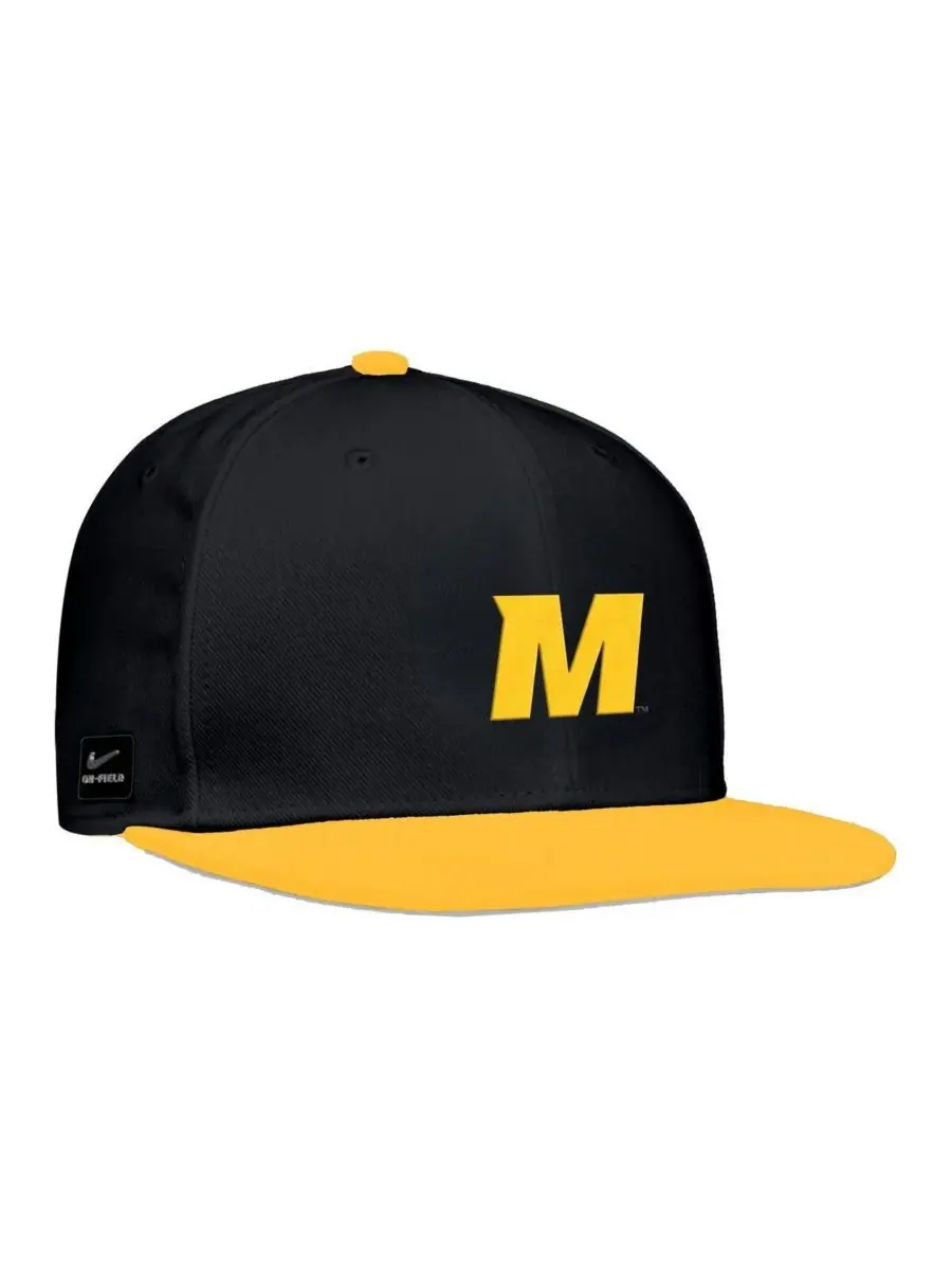 Nike Мужская черная бейсбольная кепка Missouri Tigers для игры на поле — изображение 1 из 3, черный