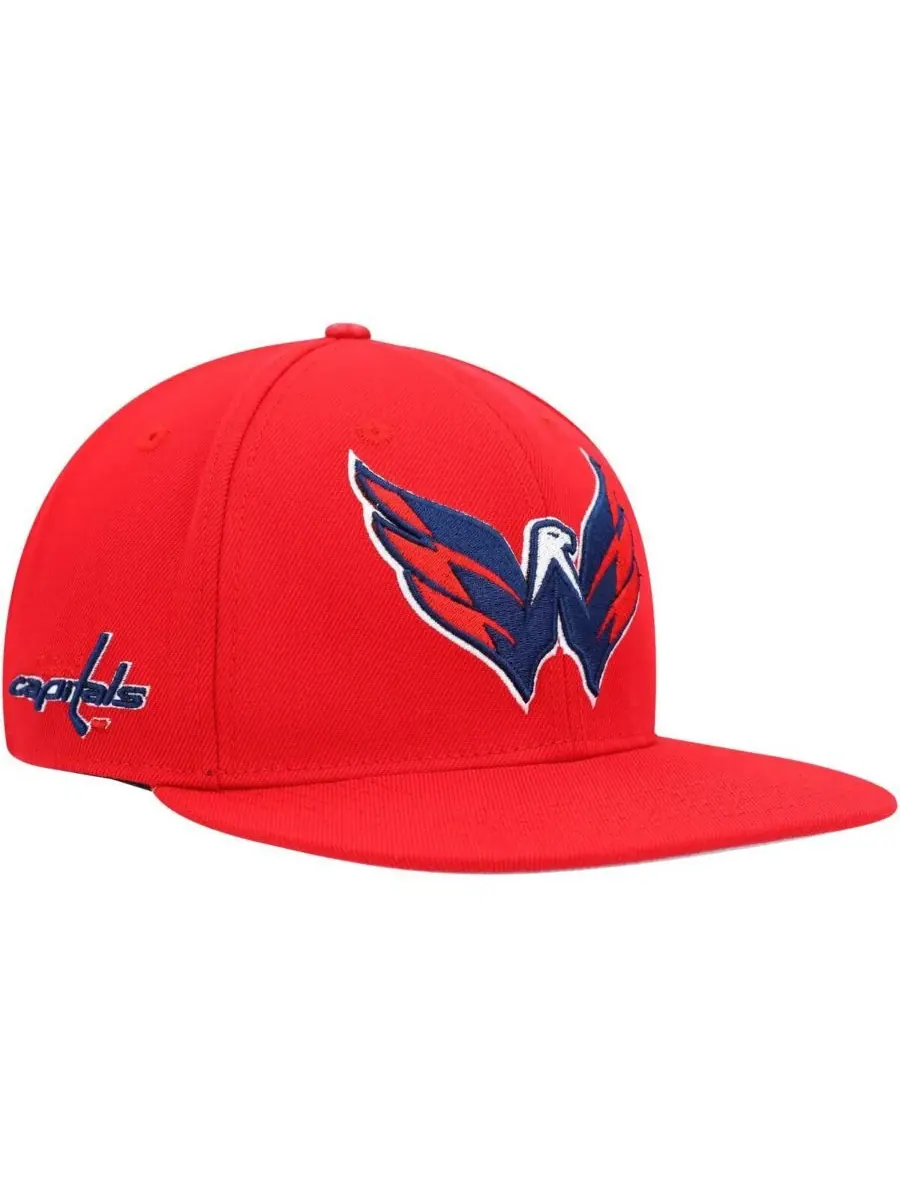 Pro Standard Мужская красная бейсболка Washington Capitals Core Classic Logo Snapback — изображение 1 из 4, красный