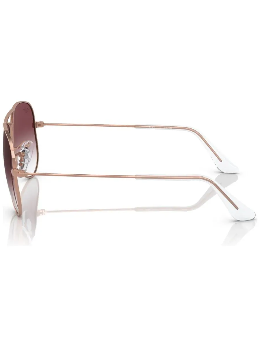 Детские солнцезащитные очки, GRADIENT AVIATOR RJ9506 (для детей 7-10 лет) Ray-Ban Jr — изображение 2 из 6, розовый золотистый