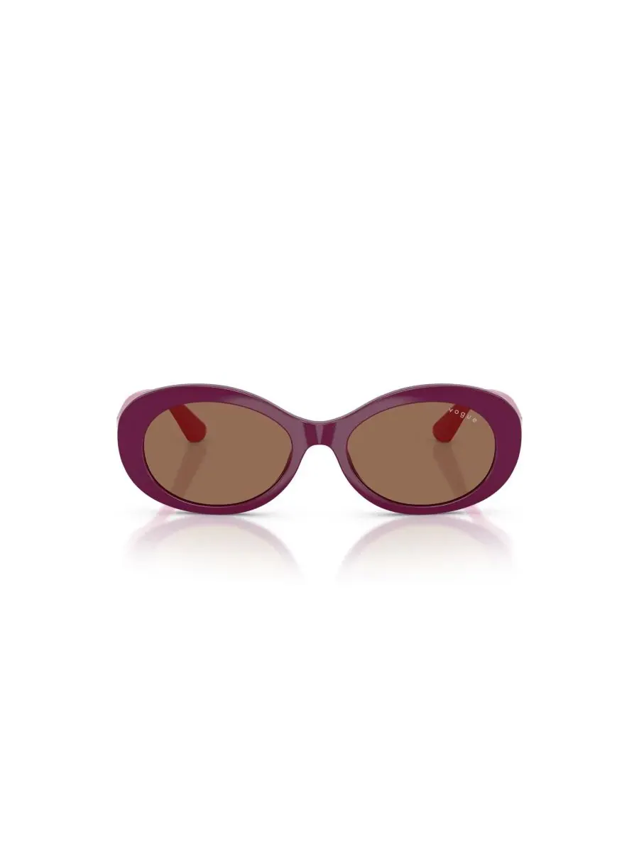 Солнцезащитные очки овальной формы унисекс, VJ2032 Vogue Eyewear — изображение 2 из 7, фиолетовый