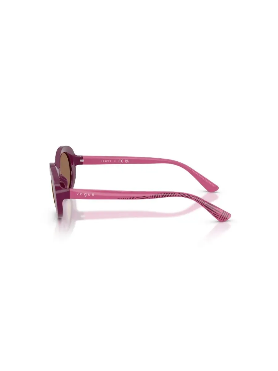 Солнцезащитные очки овальной формы унисекс, VJ2032 Vogue Eyewear — изображение 3 из 7, фиолетовый