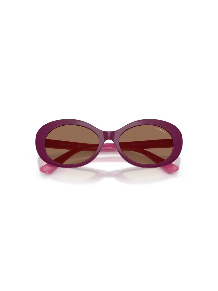 Солнцезащитные очки овальной формы унисекс, VJ2032 Vogue Eyewear — изображение 5 из 7, фиолетовый