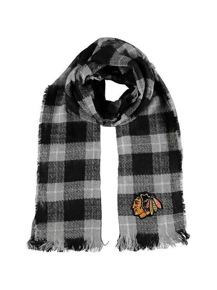 Женский клетчатый шарф-одеяло Chicago Blackhawks Little Earth — изображение 1 из 1, мульти
