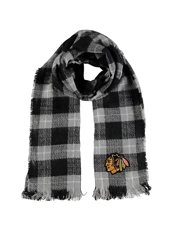 Женский клетчатый шарф Chicago Blackhawks Little Earth — без цвета