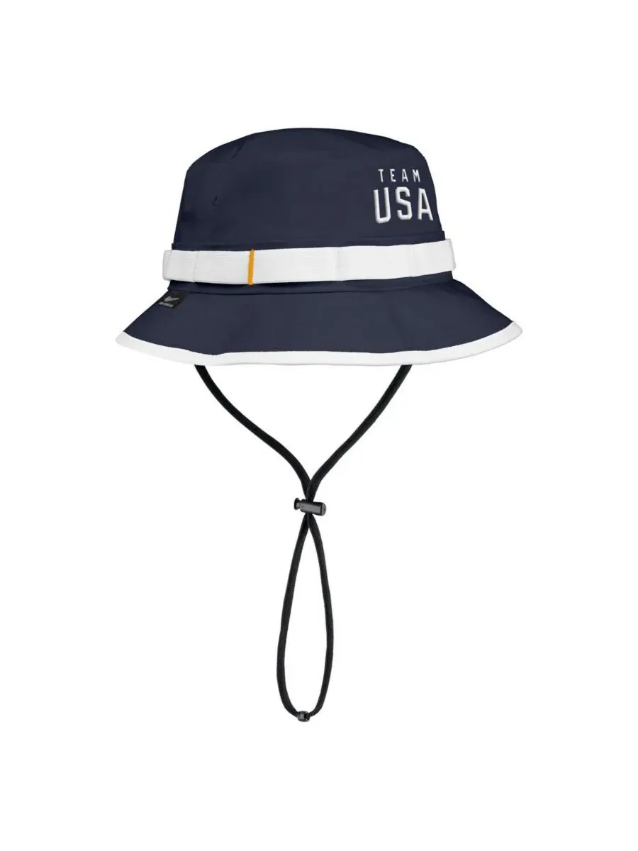 Nike Мужская панама-ведро Navy Team USA Apex Sideline On-Field Dri-FIT — изображение 1 из 2, темно-синий