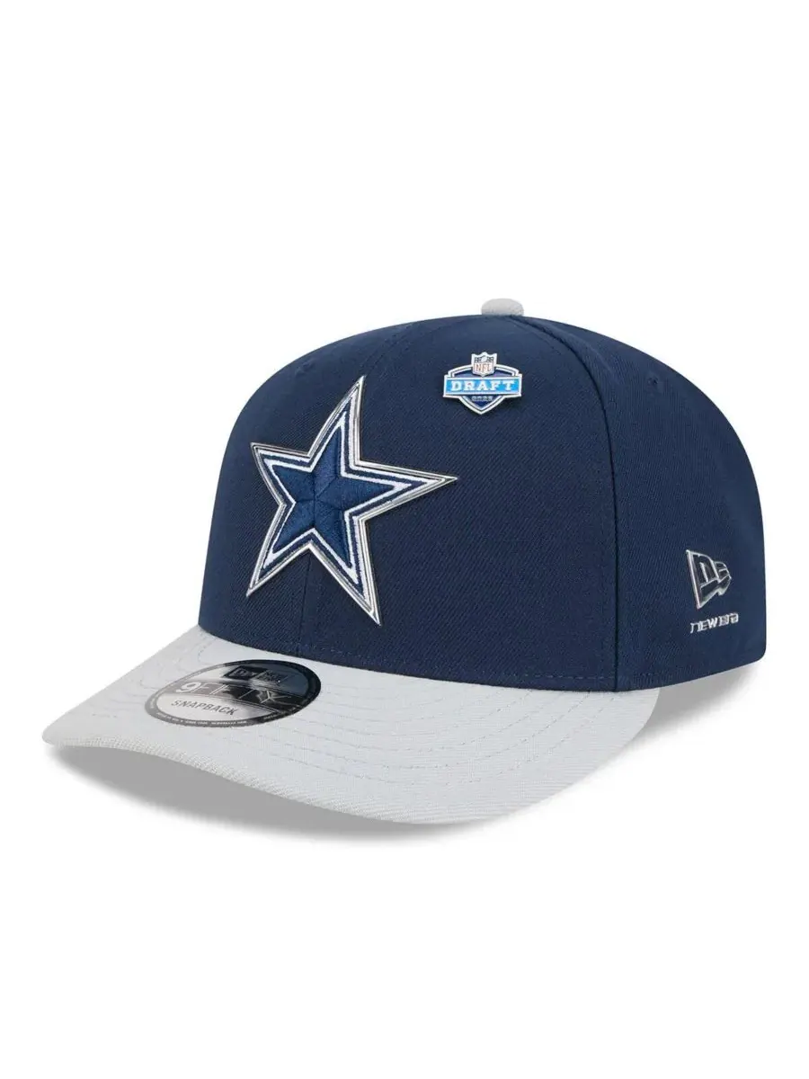 Кепка с козырьком Dallas Cowboys 2026 NFL Draft On Stage Pre-Curved 9FIFTY New Era — изображение 1 из 5