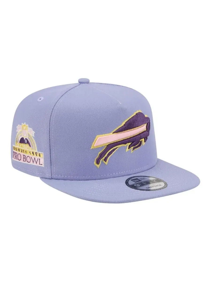 Кепка-снэпбек с вышивкой Buffalo Bills, модель Bloom A-Frame 9FIFTY New Era — изображение 1 из 5, фиолетовый