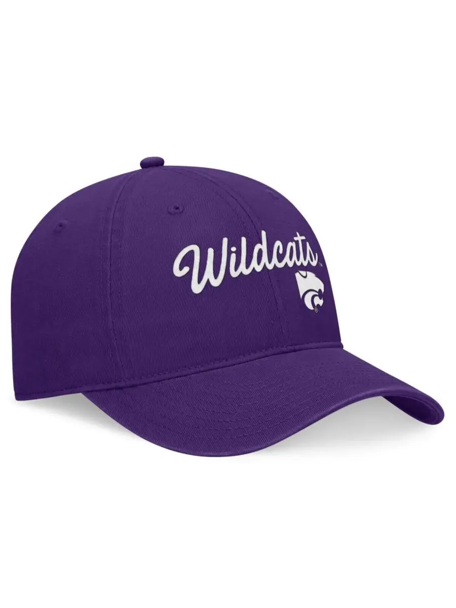 Top of the World Мужская фиолетовая регулируемая кепка Kansas State Wildcats Heritage CeeCee — изображение 2 из 4, фиолетовый