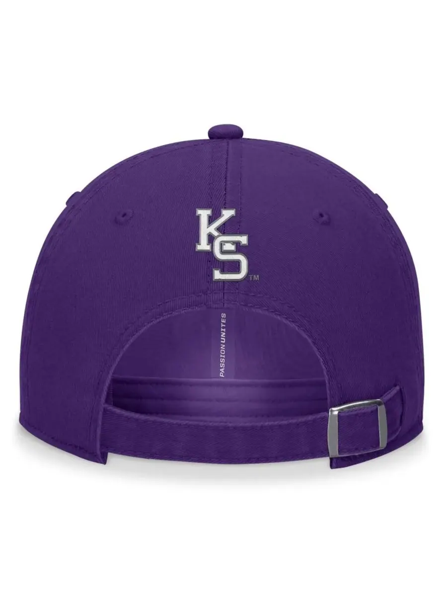 Top of the World Мужская фиолетовая регулируемая кепка Kansas State Wildcats Heritage CeeCee — изображение 3 из 4, фиолетовый