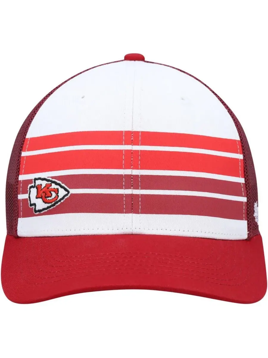 '47 Brand Бейсболка-тракер с застежкой-регулятором «Kansas City Chiefs Cove Trucker» белого и — изображение 2 из 2