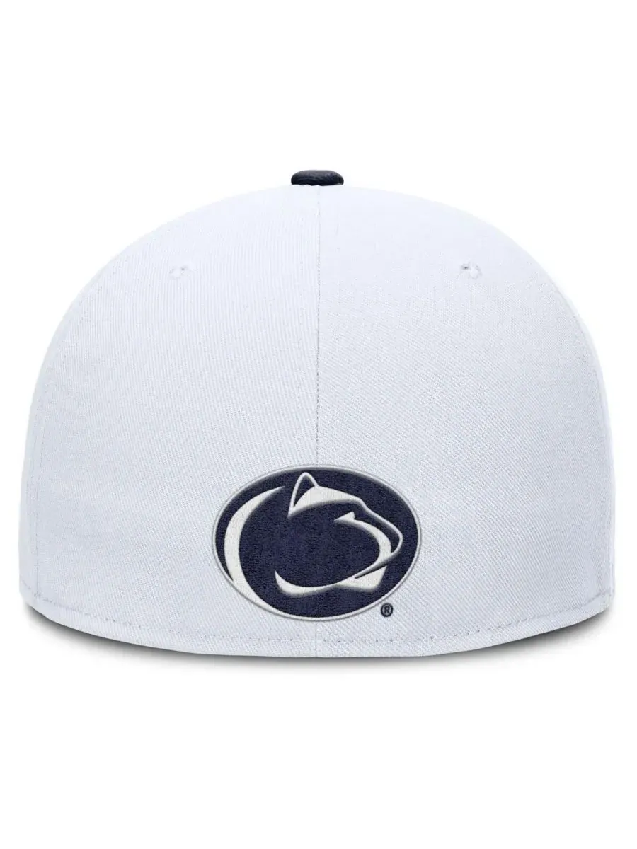 Nike Мужская белая бейсболка Penn State Nittany Lions True Primetime Performance Fitted Hat — изображение 4 из 4, белый