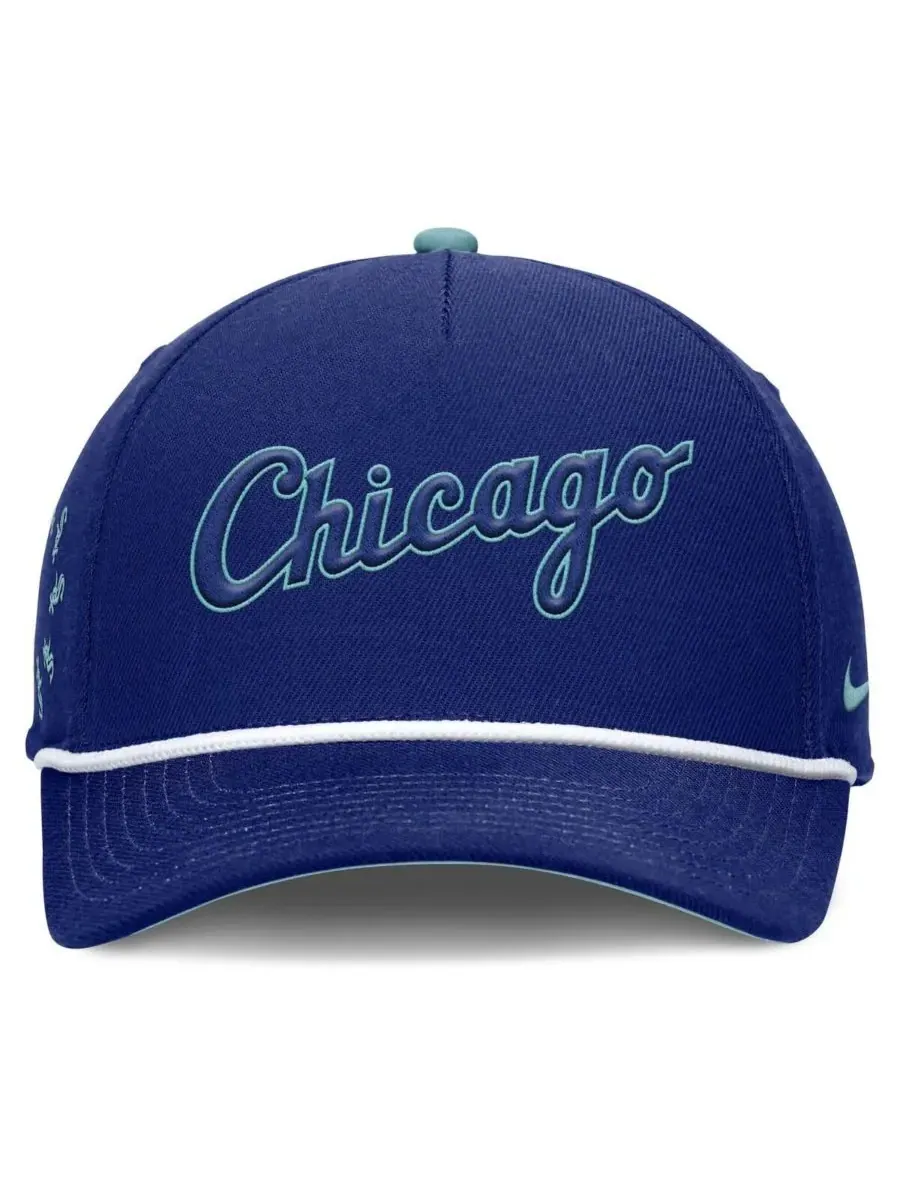 Nike Мужская регулируемая бейсболка Royal Chicago White Sox ко Дню отца — изображение 3 из 4, королевский