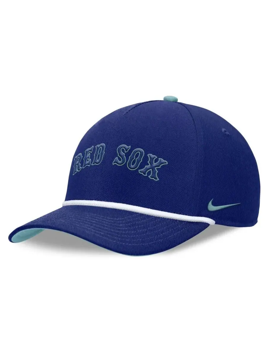 Nike Мужская регулируемая бейсболка Royal Boston Red Sox ко Дню отца — изображение 3 из 4, королевский