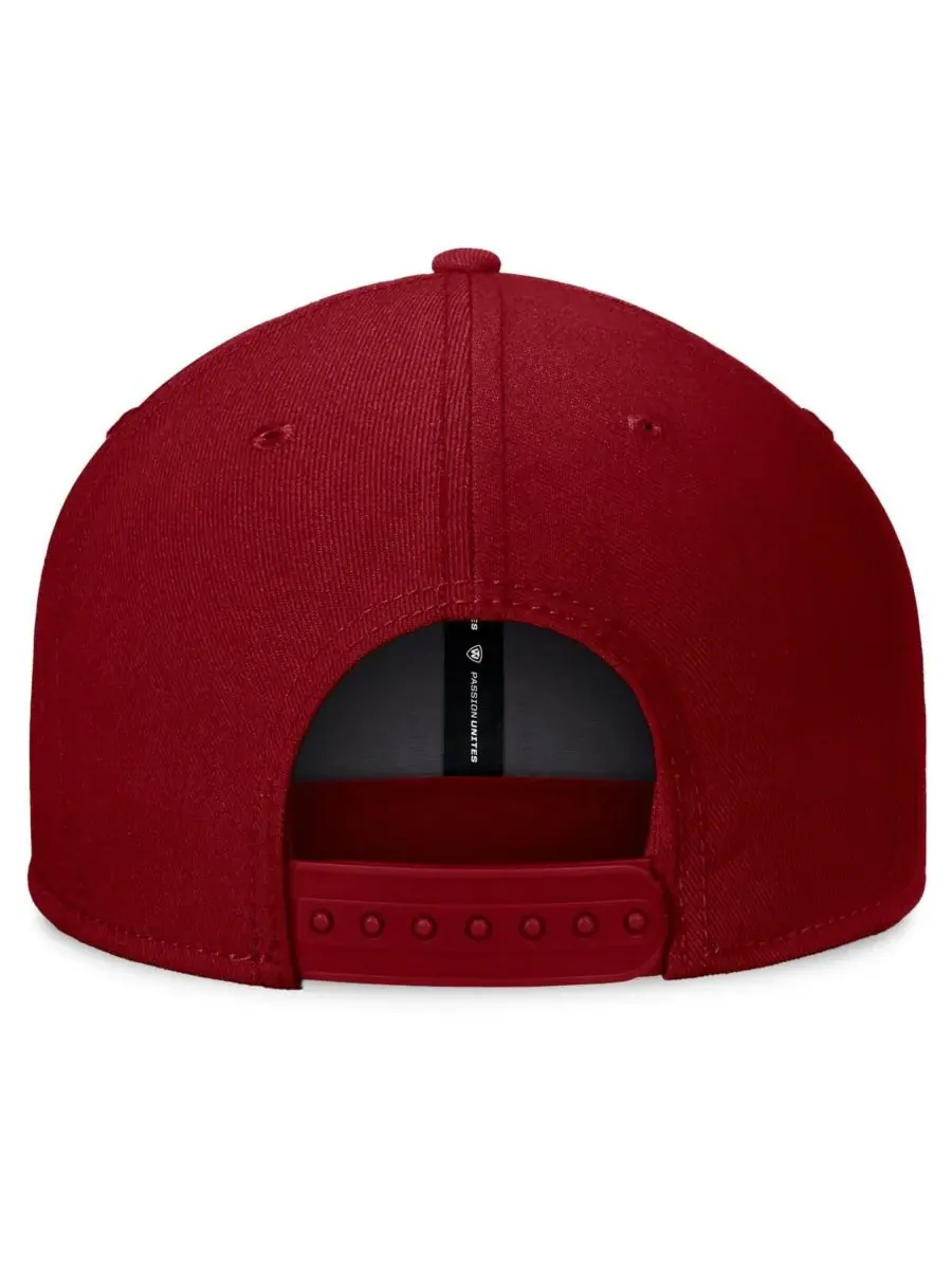 Top of the World Мужская бордовая бейсболка Arizona State Sun Devils Fundamental Snapback Hat — изображение 2 из 4