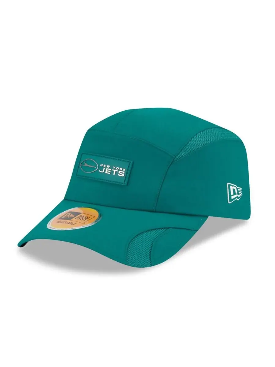 New Era Мужская зеленая регулируемая кепка New York Jets 2025 Sideline Runner — изображение 1 из 5, зеленый