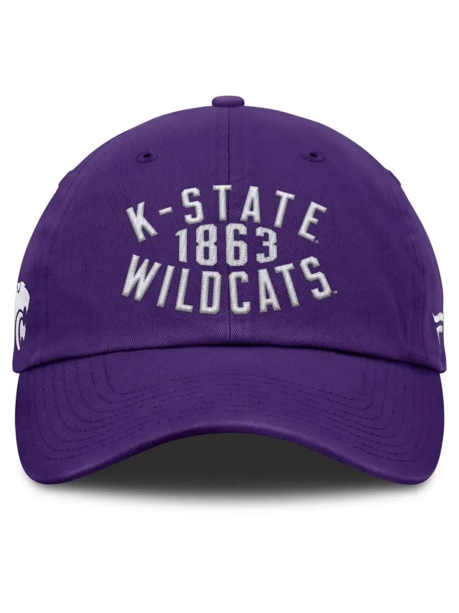 Fanatics Мужская фиолетовая регулируемая кепка Kansas State Wildcats Archer — изображение 2 из 4, фиолетовый