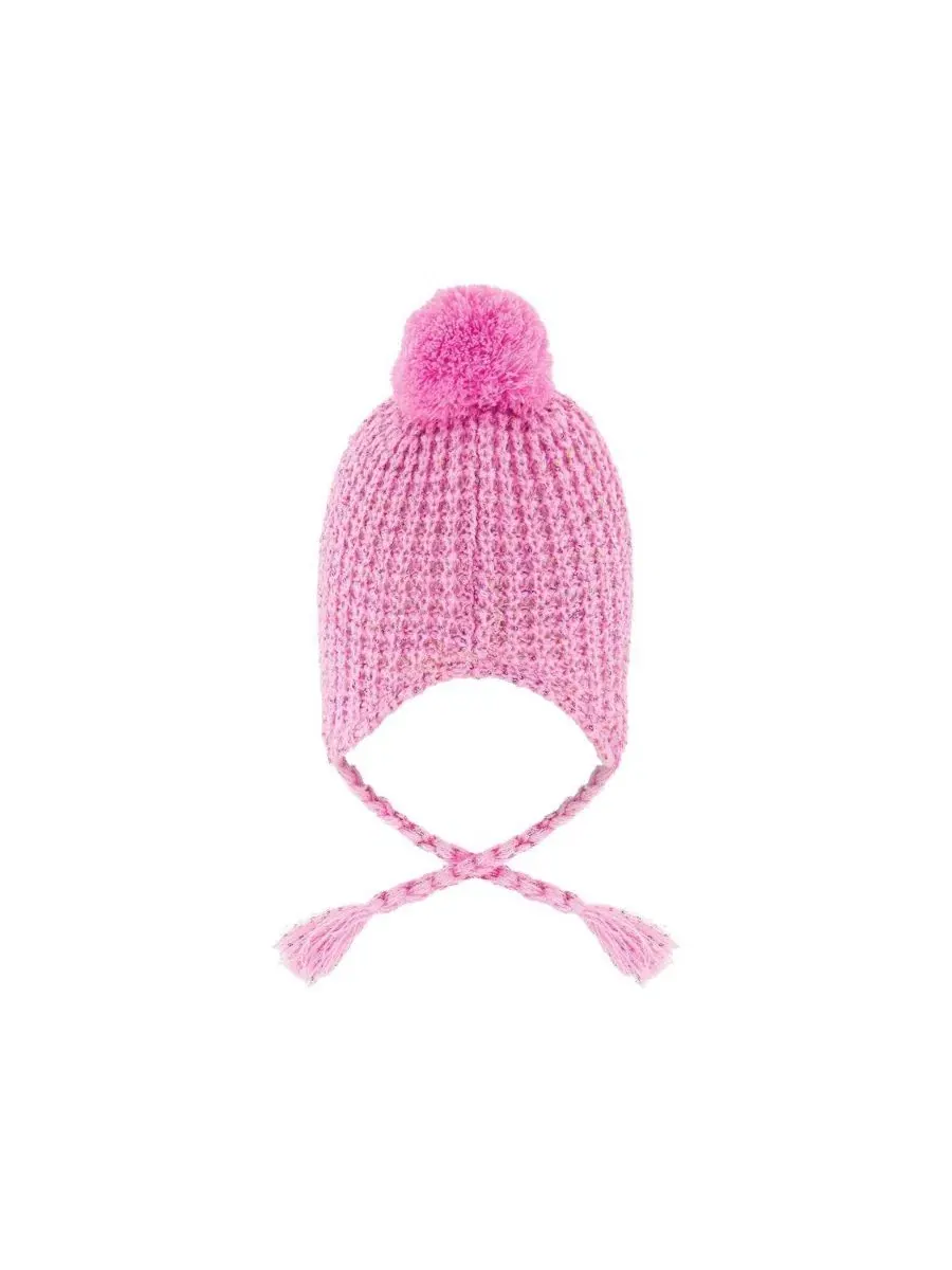 Детская зимняя шапка из перуанской шерсти с помпоном, модель Winter Peruvian Knit Hat Deux par Deux — изображение 3 из 5