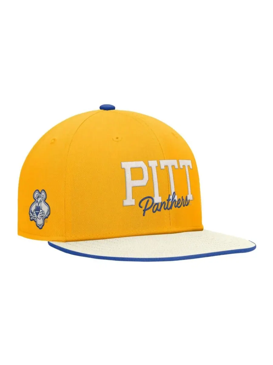 Кепка-снэпбек с принтом Pitt Panthers Vintage Script Pro Dri-FIT Nike — изображение 1 из 3, золото