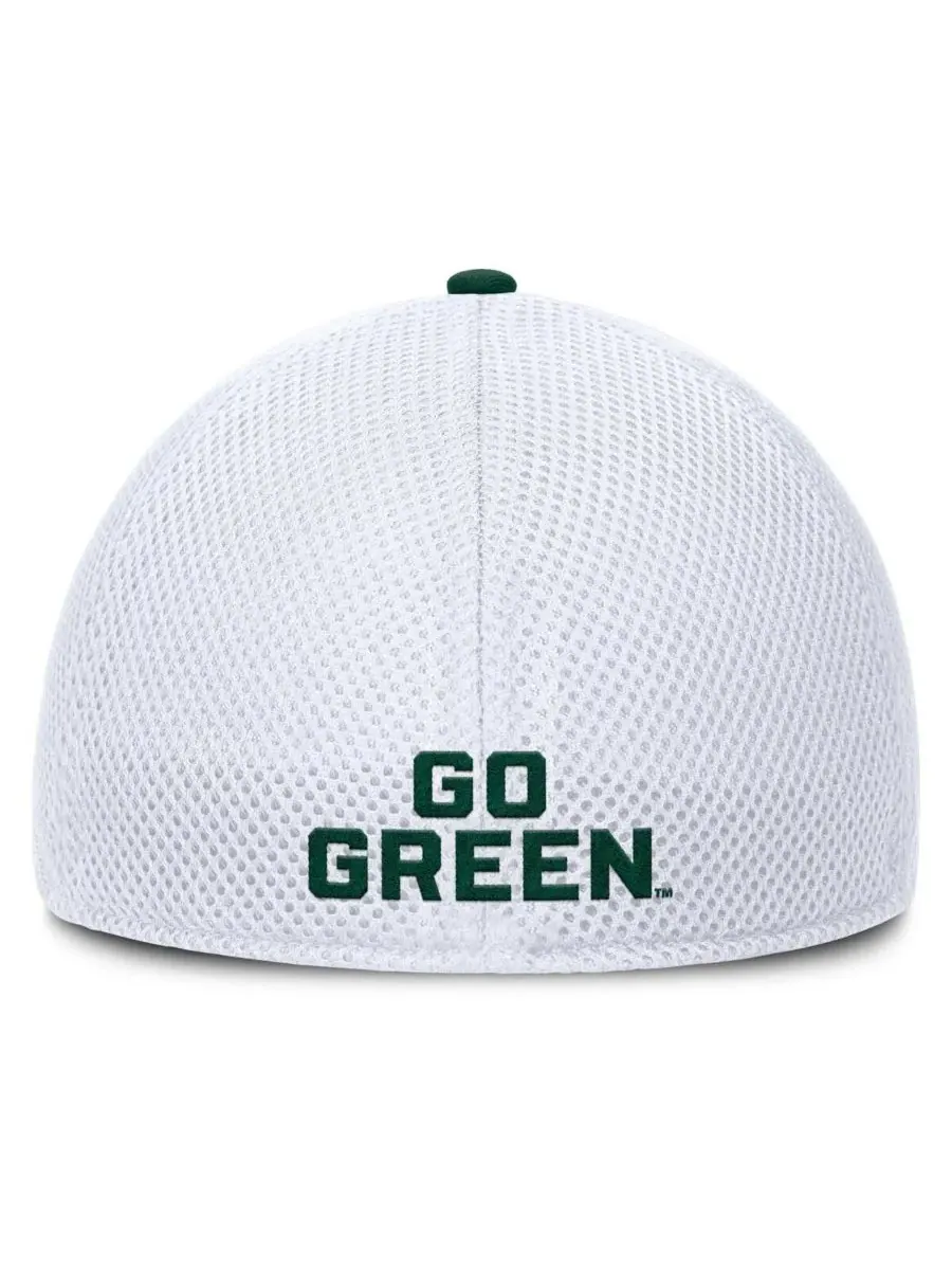 Fanatics Мужская кепка Michigan State Spartans Trigger Flex серо-белого цвета — изображение 4 из 4, серый белый