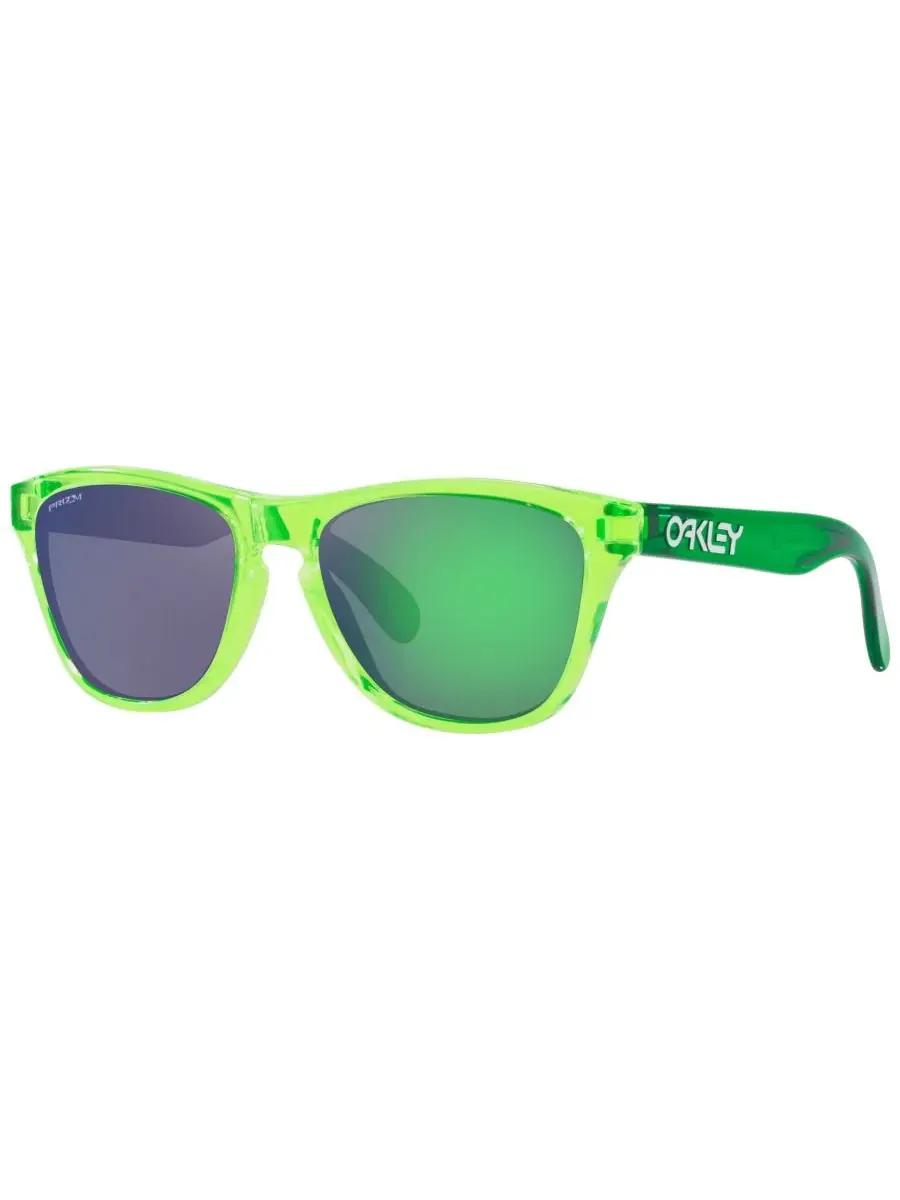 Детские солнцезащитные очки Frogskins, размер XXS (для детей 7-10 лет) Oakley JR — изображение 1 из 4, зеленый