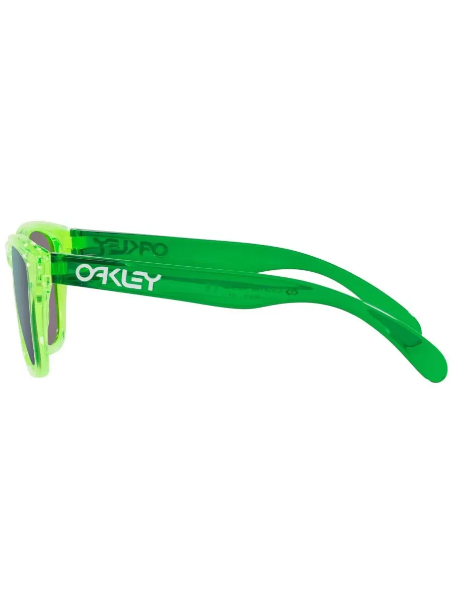 Детские солнцезащитные очки Frogskins, размер XXS (для детей 7-10 лет) Oakley JR — изображение 3 из 4, зеленый