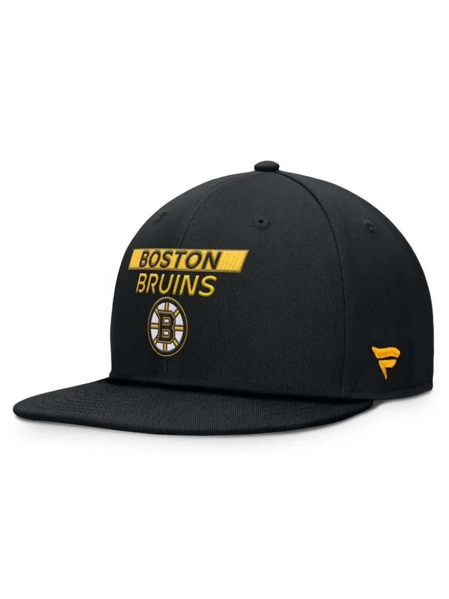 Fanatics Мужская черная бейсболка Boston Bruins Authentic Pro Prime Snapback — изображение 1 из 4, черный