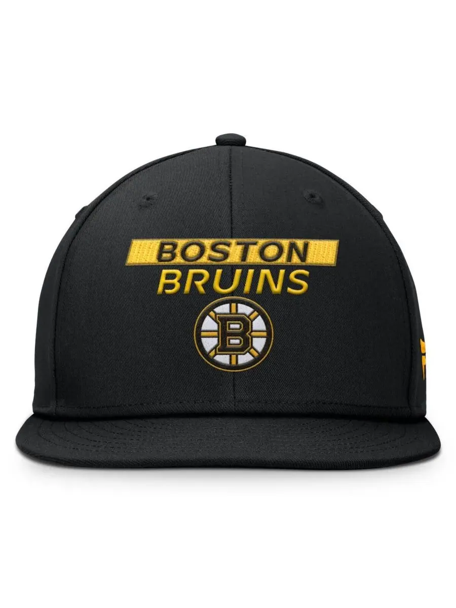 Fanatics Мужская черная бейсболка Boston Bruins Authentic Pro Prime Snapback — изображение 2 из 4, черный