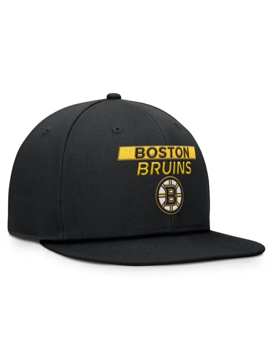 Fanatics Мужская черная бейсболка Boston Bruins Authentic Pro Prime Snapback — изображение 3 из 4, черный