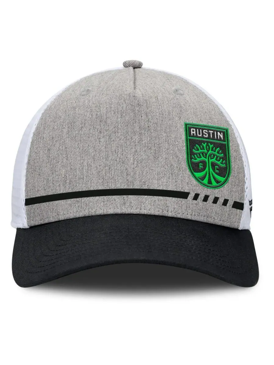 Fanatics Мужская регулируемая кепка-тракер Austin FC Low Block серого цвета — изображение 2 из 4, серый