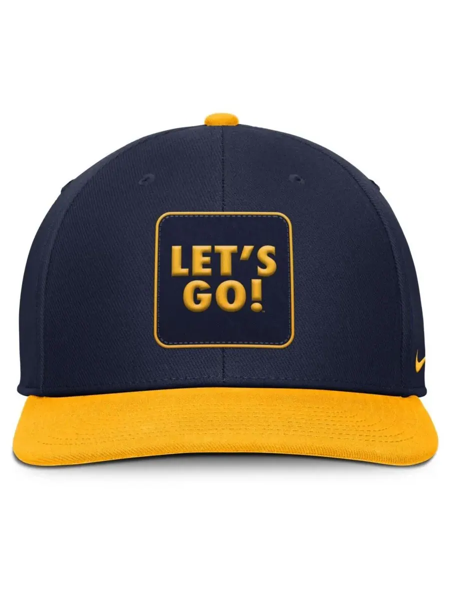 Nike Мужская кепка-снепбек West Virginia Mountaineers 2025 Sideline Campus Pro Local — изображение 2 из 4