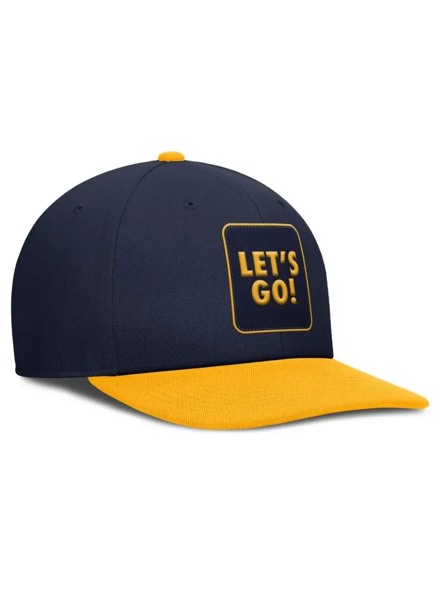 Nike Мужская кепка-снепбек West Virginia Mountaineers 2025 Sideline Campus Pro Local — изображение 3 из 4