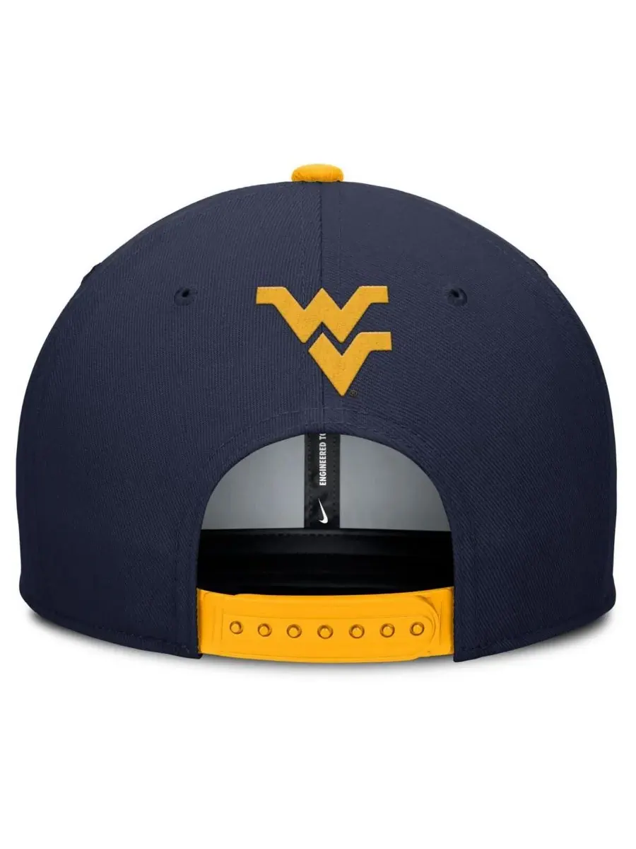 Nike Мужская кепка-снепбек West Virginia Mountaineers 2025 Sideline Campus Pro Local — изображение 4 из 4