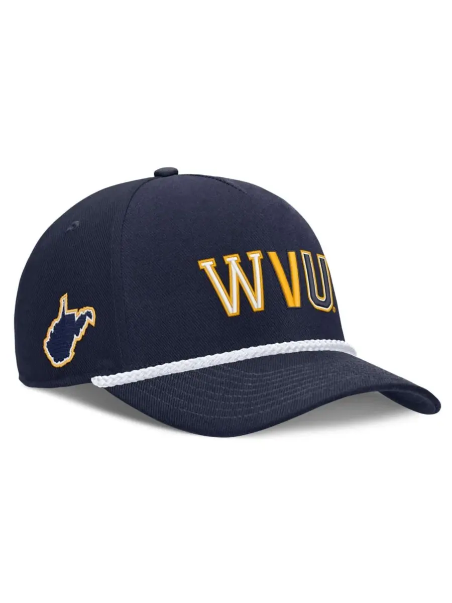 Кепка Nike с принтом West Virginia Mountaineers — изображение 1 из 4, темно-синий