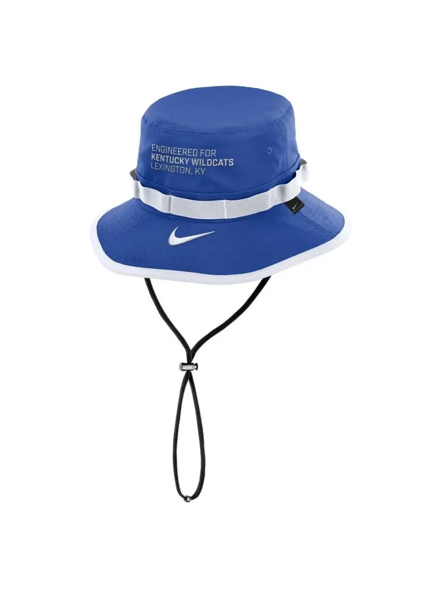 Мужская панама Royal Kentucky Wildcats 2025 Sideline Apex Boonie Performance Nike — изображение 2 из 2, королевский