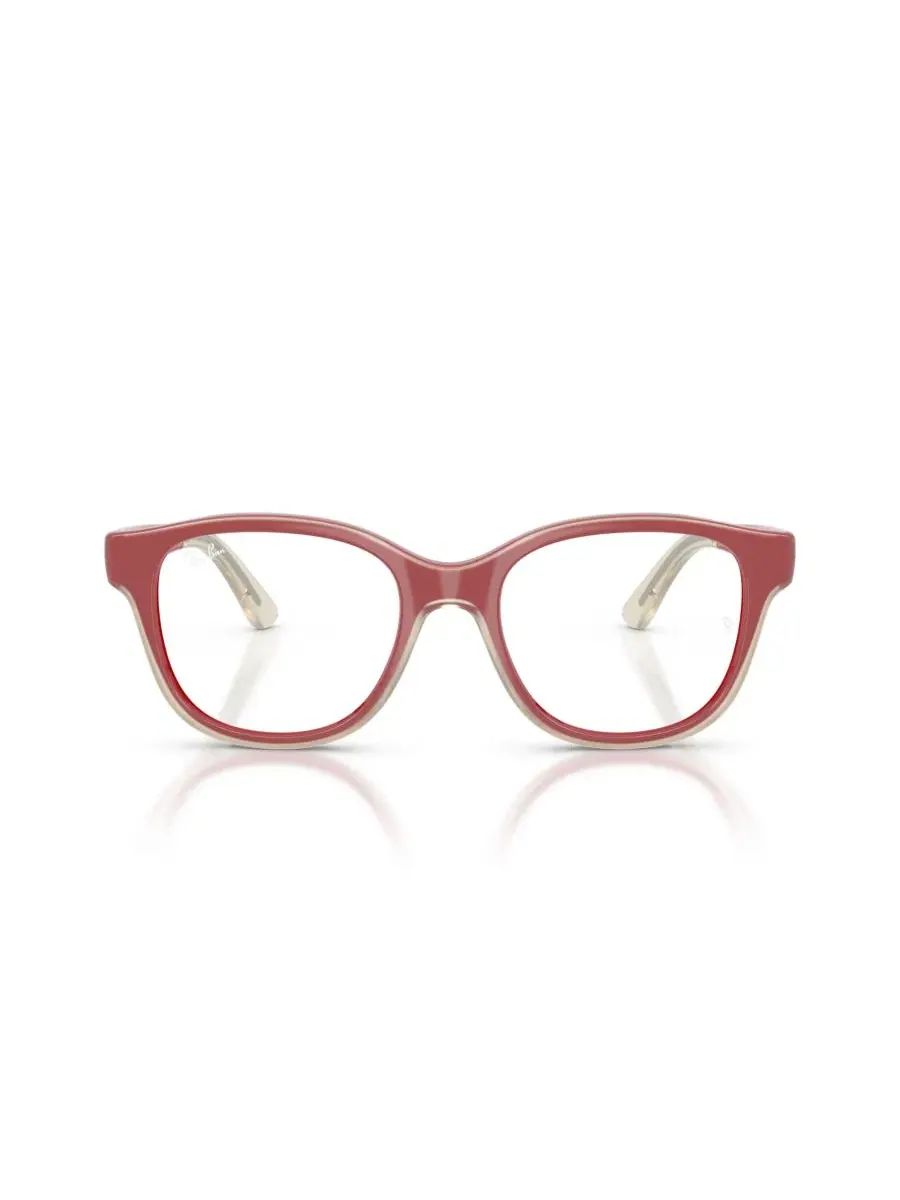 Детские очки RB1950 Ray-Ban — изображение 2 из 5, красный прозрачный