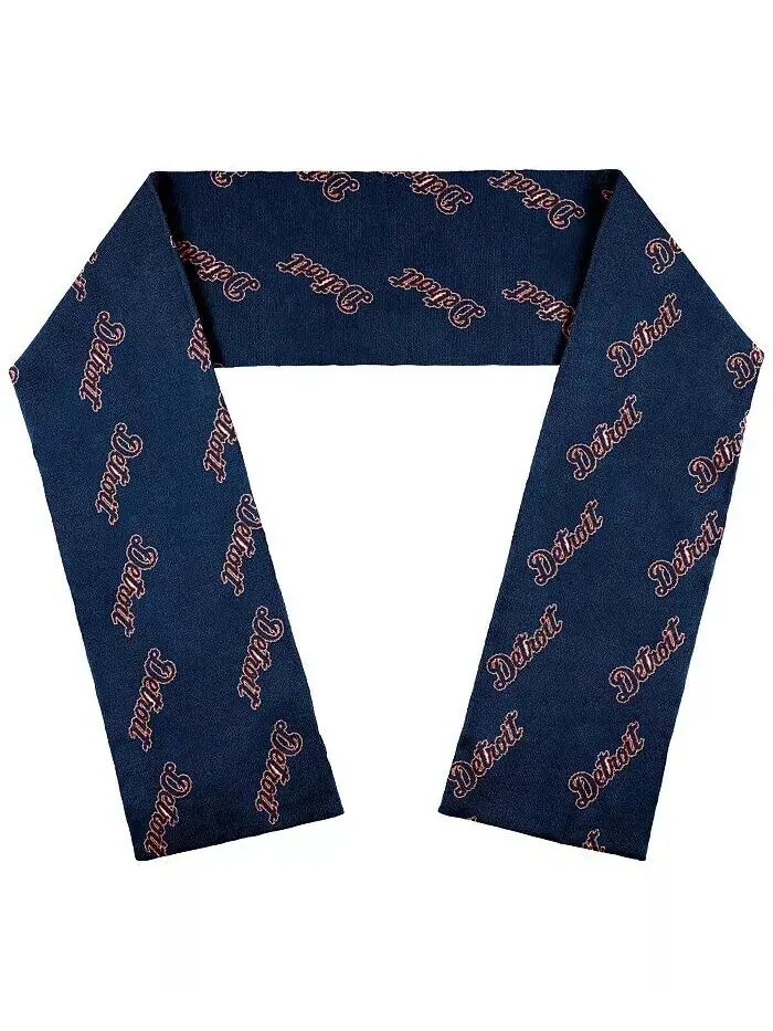 Женский шарф с надписью Detroit Tigers Team Wear By Erin Andrews — изображение 1 из 1, синий