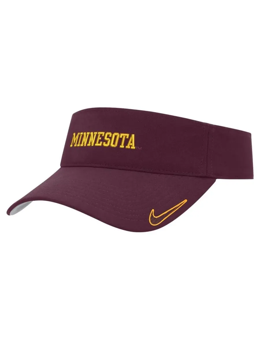 Nike Мужская бордовая кепка с регулируемым козырьком Minnesota Golden Gophers 2024 Sideline Ace — изображение 1 из 2