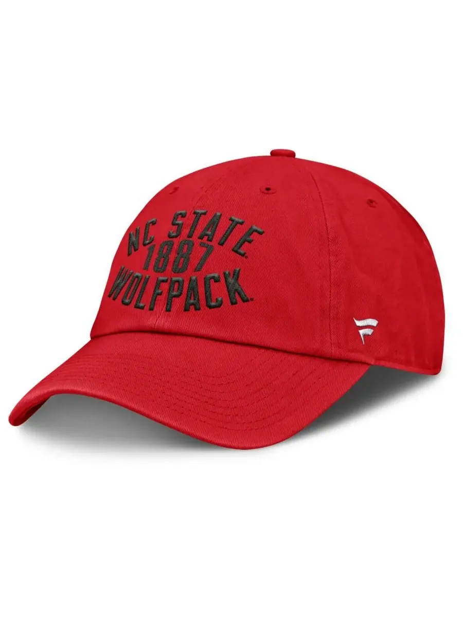 Fanatics Мужская красная регулируемая кепка NC State Wolfpack Wolfpack — изображение 3 из 4, красный