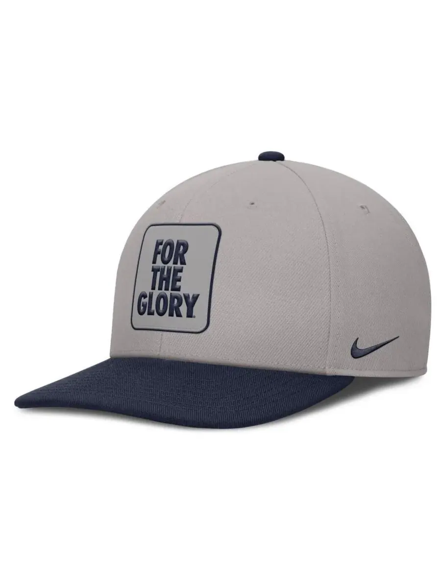 Nike Мужская серо-синяя бейсболка Penn State Nittany Lions 2025 Sideline Campus Pro Local с — изображение 1 из 4