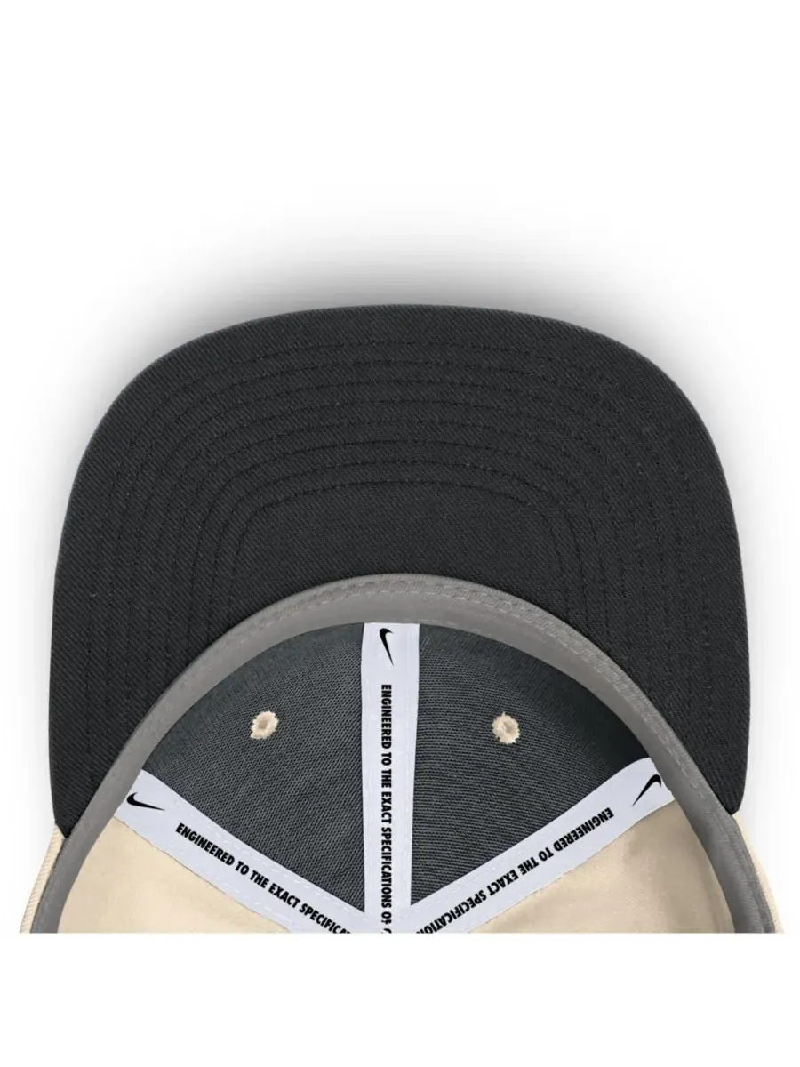 Мужская бейсболка Natural Iowa Hawkeyes Primetime True Performance Fitted Hat Nike — изображение 4 из 5, прозрачный