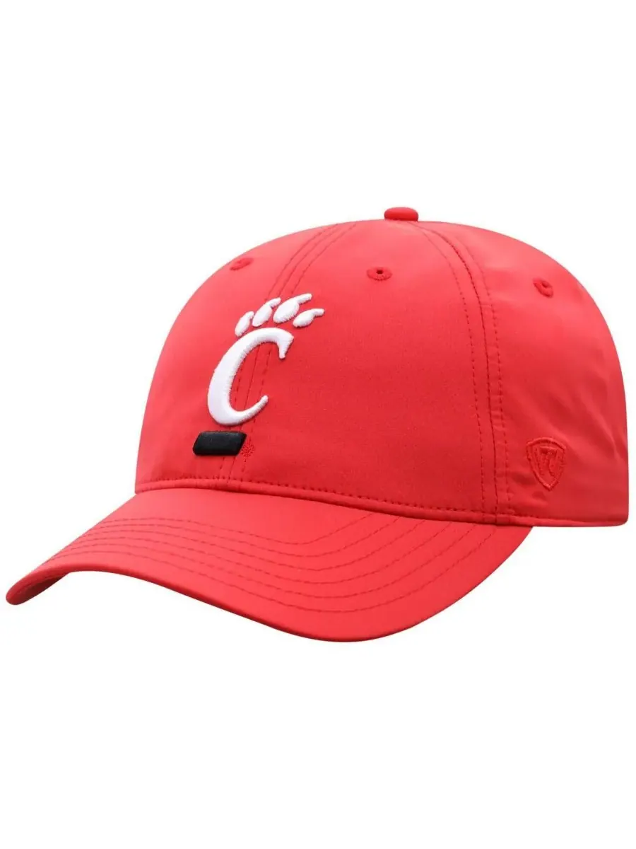 Top of the World Мужская красная регулируемая кепка Cincinnati Bearcats Victory Trainer — изображение 1 из 4, красный