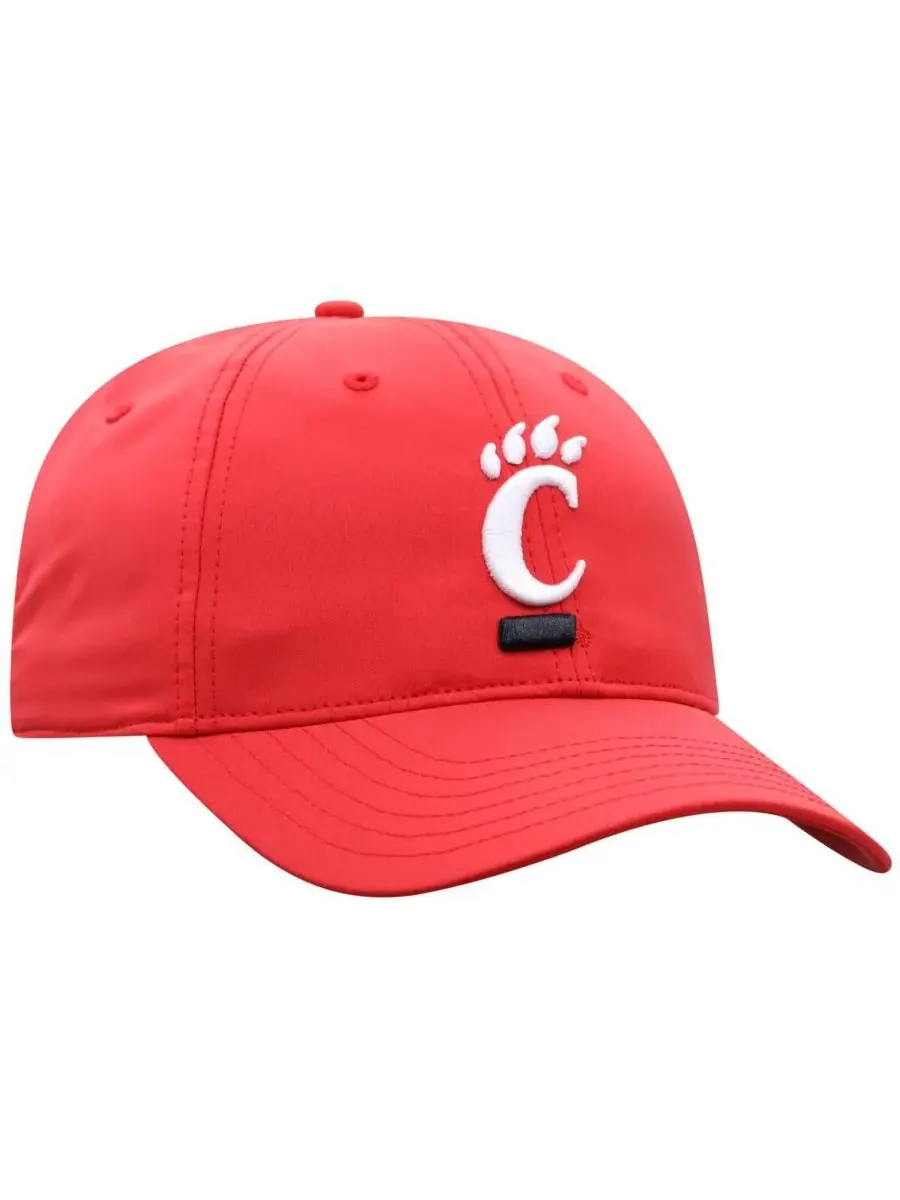 Top of the World Мужская красная регулируемая кепка Cincinnati Bearcats Victory Trainer — изображение 2 из 4, красный