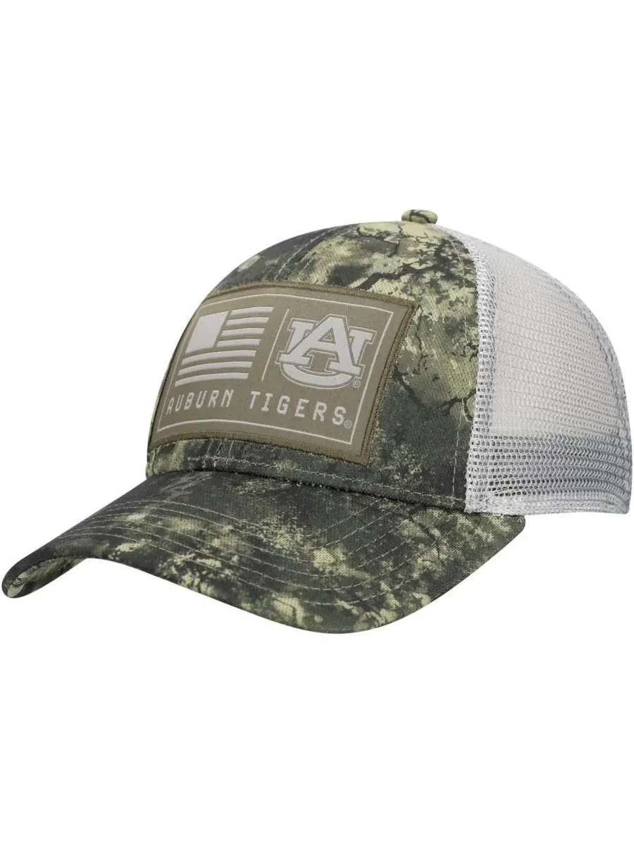 Under Armour Мужская камуфляжная бейсболка Auburn Tigers Freedom Collection Blitzing Performance — изображение 1 из 4